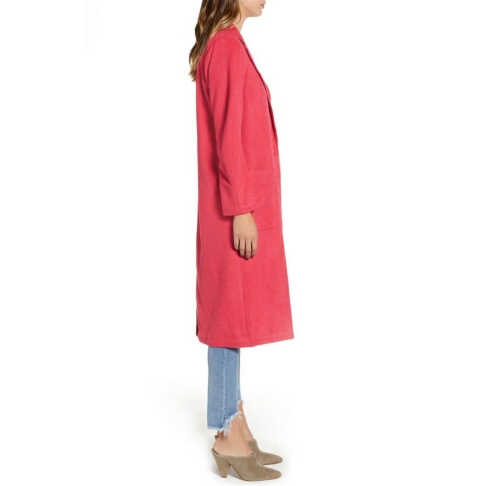 New Leith Single Button Relax Pink Long Jacket - image 3